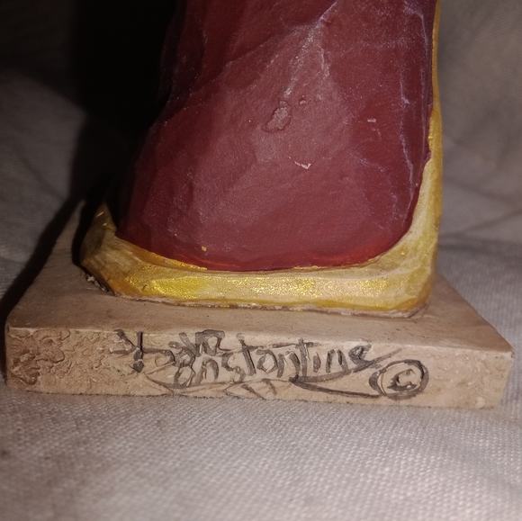 Vintage Christmas Santa Dave Constantine Reproduced Hand Painted Exclusive 2001 - Picture 4 of 7